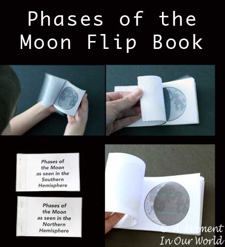 Phases of the Moon Flip Book